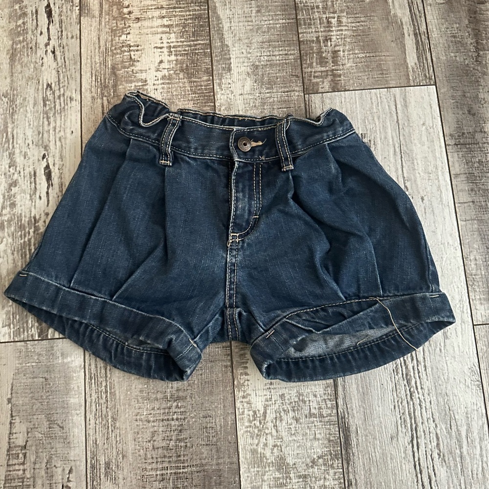 OshKosh B'gosh Blue Denim Shorts with Cuffed Hem